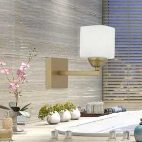 Resim Apliqa Minel Eskitme Duvar Lambası Yatak Odası-Yatak Başı-Banyo İçin Modern Aplik 