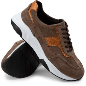 Resim Deery Hakiki Süet Taba Rengi Sneaker Kadın Ayakkabı 