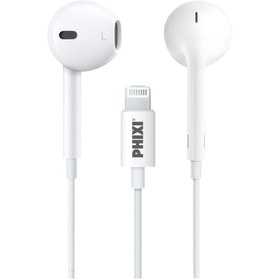 Resim Phixi Force HS-i7 Mikrofonlu Lightning Girişli MSİ EarPods Kulaklık 