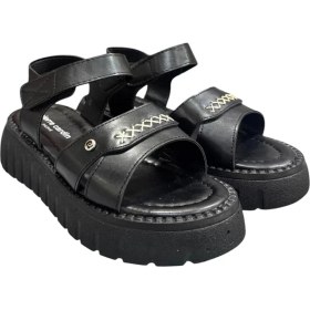 Resim Pierre Cardin Dolgu Topuk Anatomik Taban Bayan Sandalet 