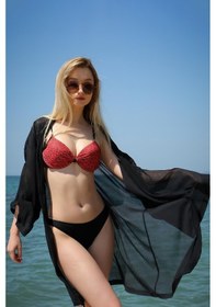 Resim Akbeniz Kadın Yarım Destekli Alt Üst Bikini Takım Kırmızı 35013-kırmızı 