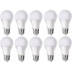 Resim Noas Led Noas - 9w - Beyaz - E27 - 10lu - Tasarruflu Led Ampul 