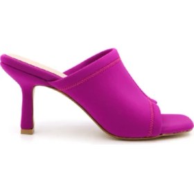 Resim Shoemark Lopez Fuşya Streç Topuklu Terlik 