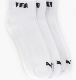 Resim Puma Beyaz Unisex 3Lü Spor Çorap 88749802 Quarter 