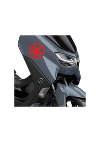 Resim Deeb Army Yamaha Nmax Yıldız Sticker Etiket Mat Kırmızı 2 Adet 