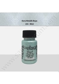 Resim Cadence Dora Simli Metalik Boya 50 Ml. 153 Mint 
