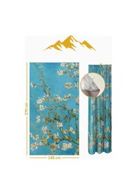 Resim Parlak Saten Mikro Kumaş Çift Kanat Fon Perde Takımı Prd0024 Renkli 