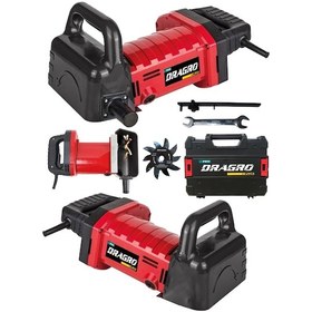 Resim Dragro DRG-GT4200 Kanal Açma Makinesi Kırmızı 