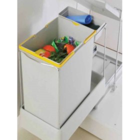 Resim Eryıldız İdol Raylı Çöp Kovası 20+1 Lt 