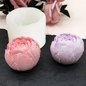 Resim 1 Paket Yeniden Kullanılabilir 3D Şakayık Gülü Silikon Kalıp - Kokulu Mumlar, Tütsü Taşları & El Yapımı Sabun Yapımı için Yüksek Kaliteli DIY El Sanatları Kalıbı, Dekoratif Ev Dekoru Hediyesi, Detaylı Çiçek Tasarımı, Dayanıklı El İşi Aracı, Hediye Yapıcı 