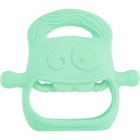 Resim Açık Yeşil Bebek Silikon Diş Kaşıyıcı 