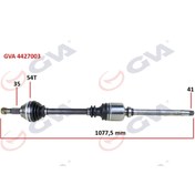 Resim Komple Aks Sağ Ducato-boxer-jumper 2.5 D 94-02 18q Abs Li 54diş 1085mm 