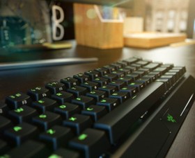 Resim Razer BlackWidow V3 Mini HyperSpeed Yellow Switch Mekanik Oyuncu Klavyesi 