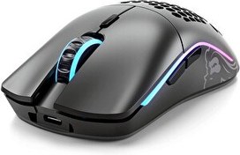 Resim Glorious GLO-MS-OMW-MB Model O- Minus Kablosuz Orta/Küçük El RGB Mat Siyah Oyuncu Mouse 