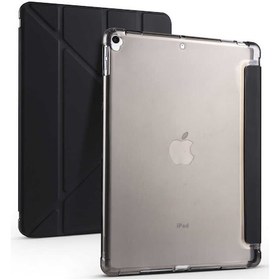 Resim Apple Uyumlu iPad 10.2 2021 9.nesil Kılıf Tri Folding Kalem Bölmeli Standlı Kılıf 
