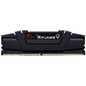 Resim Gskill Ripjawsv F4-3200C16S-16Gvk Siyah Ddr4-3200Mhz Cl16 16Gb (1X16Gb) Single (16-18-18-38) 1.35V 