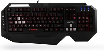 Resim Rampage SLAYER KB-R11 Işıklı Kablolu Oyuncu Klavyesi 