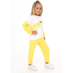 Resim Toontoy Kids Toontoy Kız Çocuk Baskılı Eşofman Takım Koyu Sarı 