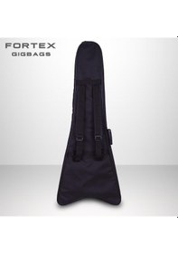 Resim Fortex 300 Serisi V Kasa Elektro Gitar Kılıfı Siyah 