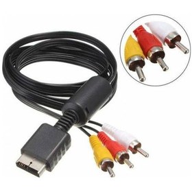 Resim Playstation PS2 PS3 RCA AV TV Lale Kompozit Kablo 