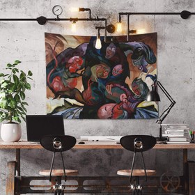 Resim After-image of the sun Duvar Örtüsü - 100 cm x 135 cm 