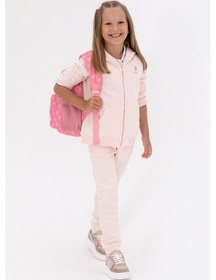 Resim U.S. Polo Assn. Kız Çocuk Açık Pembe Şardonlu Jogger Eşofman Altı 50316914-VR078 