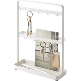 Resim 2777 Smart Anahtar Standı, Beyaz, Çelik, Minimalist, 20 X 7,5 X 27 Cm 