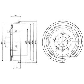 Resim Delphi Bf403 Arka Kampana Vectra B 1.6-2.0 95-02-zafira A 1.6-1.8-2.0 99-05 568060 