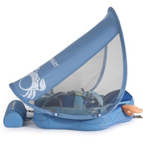 Resim Mambobaby Yüzme Simidi - Yengeç, Emniyetli, Gölgelikli ve Ayak Destekli 