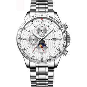 Resim 2xudc C101 10*10*10 Oem Odm Üç Göz ve Altı Iğne Işıklı Dekoratif Takvim Ay Fazı Kuvars Saatler Su Geçirmez Erkekler Punk Tarzı (Yurt Dışından) 