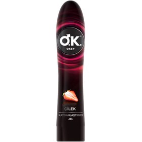 Resim Okey Kayganlaştırıcı Jel Çilekli 100 ml 
