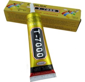 Resim Zhanlida T7000 Dokunmatik Ekran Cam Kapak Çerçeve Yapıştırıcı 50ML Siyah 