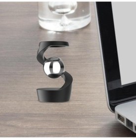 Resim Lijinxu Hediye Masası Yüzen Jiroskop Oyuncak Siyah-gümüş-top 