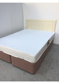 Resim Baza Başlık Ful Ortopedik Cotton Kumaş Yatak Metal Çelik Fırın Boya 150*200 Silinir Kumaş El Yapım 