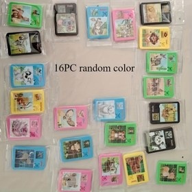 Resim 16 adet Plastik Cep Kaydırma Hayvan Bulmaca Oyuncak Hediye - Gençler için Renkli Hayvan Eşleştirme Oyunu, Ev, Okul ve Parti için İdeal (Rastgele Renk), Eğitici Oyuncak | Eğlenceli Oyun | Dayanıklı Plastik 