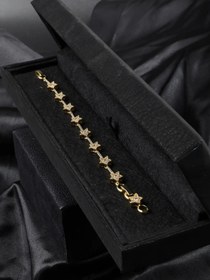 Resim Zirkon Taşlı Yıldız Detaylı Bileklik - Gold 