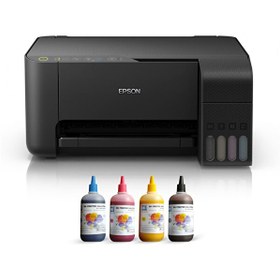 Resim Epson Tank ITS L3250 4 Renk Bitmeyen Kartuşlu Süblimasyon Mürekkepli Yazıcı Epson