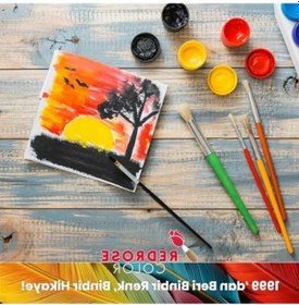 Resim Beyaz Guaj Boya - 500gr 124-Pembe 