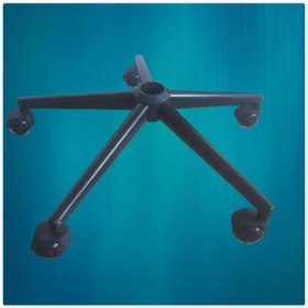 Resim Sandofis Konik Siyah Metal Ayak+ofis Koltuğu Büro Koltuğu Tekeri 