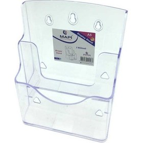 Resim Mapi Masa Üstü Broşür Stand A5 2 Cepli 
