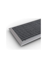 Resim Arfen Halı Üst Yüzeyli Alüminyum Paspas - Gri 40 X 70 Cm 