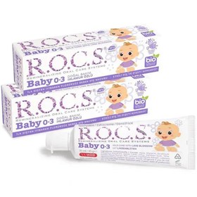Resim Rocs Baby 0-3 Yaş Ihlamur Özlü Diş Macunu 