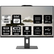 Resim Msı Pro AP272P Intel Core I5 14400 14M-695EU-01 32GB 512GB Windows 10 Pro 27" Fhd All In One Bilgisayar & 14M695EUK01 
