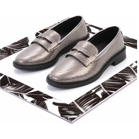 Resim Platin Kadın Loafer Ayakkabı K01003666636 Çok Renkli 
