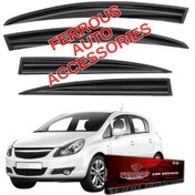 Resim Opel Corsa D Ferrous Cam Rüzgarlığı 4lü 2007 2014 