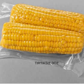 Resim Düz Vakum Poşeti 50 Adet -Ev Tipi Parlak Gıda Et Kuruyemiş Saklama ve Dondurmaya Uygun (15x20 EBATLARDA 50 ADET) 