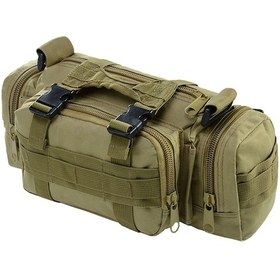Resim Yifomall Khaki 9000d Oxford Su Geçirmez Çanta - Outdoor Balıkçılık, Fotoğrafçılık, Bisiklet İçin Bel/omuz Çantası, Molle Sistemi, Hafif Ve Çok Fonksiyonlu Haki 
