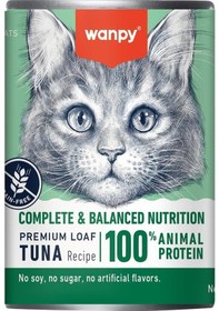 Resim Wanpy Ton Balıklı Tahılsız Yetişkin Kedi Konservesi 375 Gr 