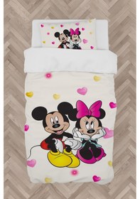 Resim Mekta Home Bebek Ve Çocuk Odası Mickey Ve Minnie Mause Desenli Nevresim Takımı 