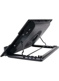 Resim Carnivalland Notebook Altlığı Tek Fanlı Laptop Soğutucu Cooling Pad Ledli 5 Kademeli Boyun Koruma Cooling Pad 